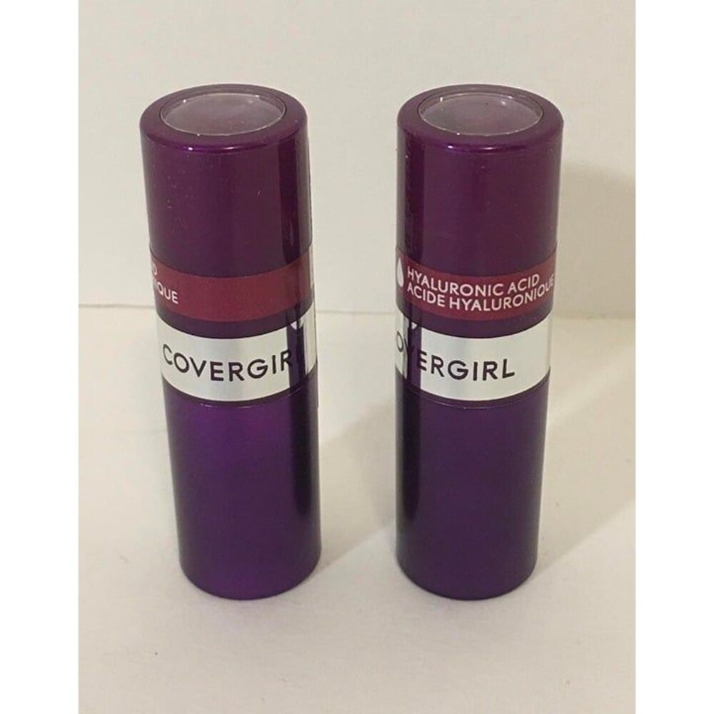 2x CoverGirl Simply Ageless Moisture Renew Core Lipstick #350 Honest Berry NEW